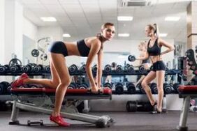 Clases en el gimnasio para varices.